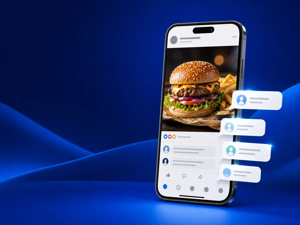 Facebook-opslag med Ja Tak-kommentarer